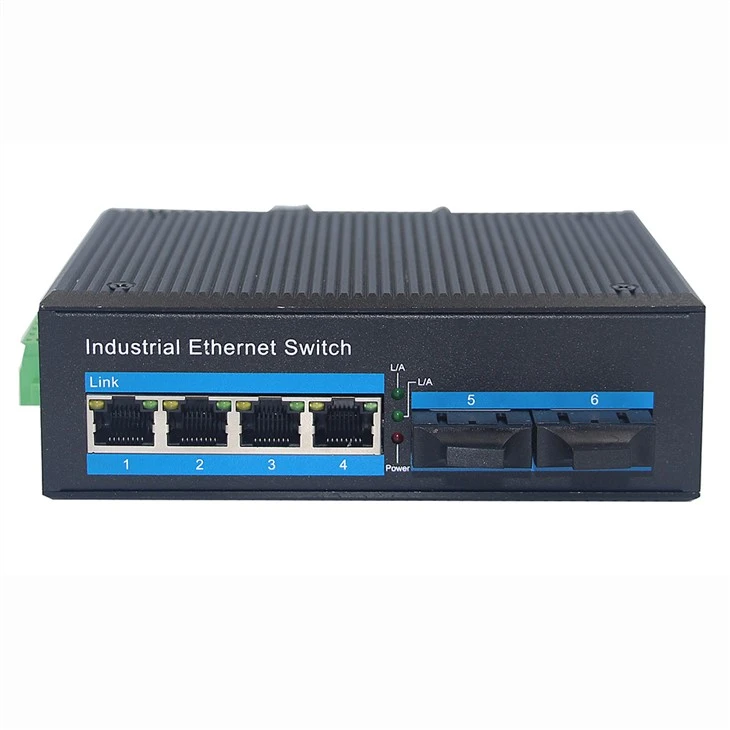 4-Porta 10/100Base-TX mais 2-Porta 100Base-FX Industrial Ethernet Switch