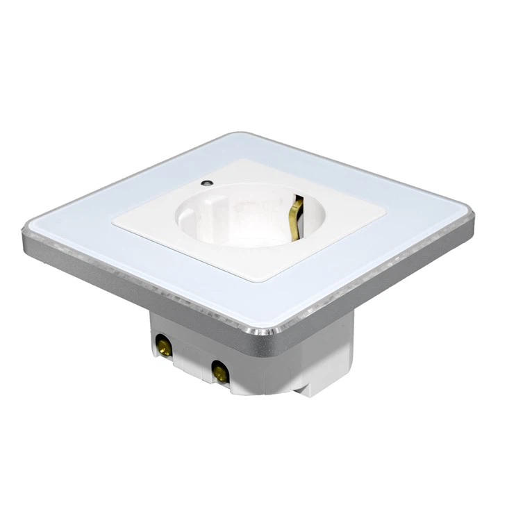 European Tuya Smart Socket - Voice & App Control, Elegant Design