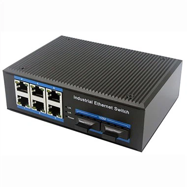 6-Porta 10/100Base-TX mais 2-Porta 100Base-FX Industrial Ethernet Switch