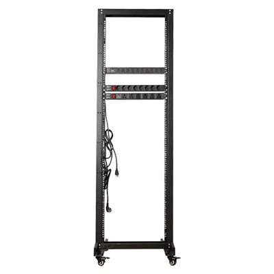 Equipamento de dados Rack de servidor de quadro aberto padrão de 19 polegadas