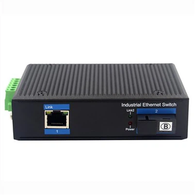 Comutador Ethernet Industrial RD11F 100Base FX para TX