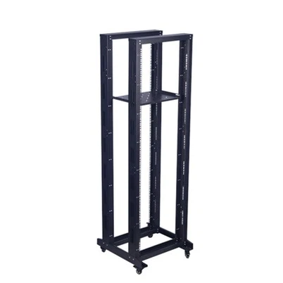 Rack aberto padrão de 19 "42u de linha dupla com lançador giratório