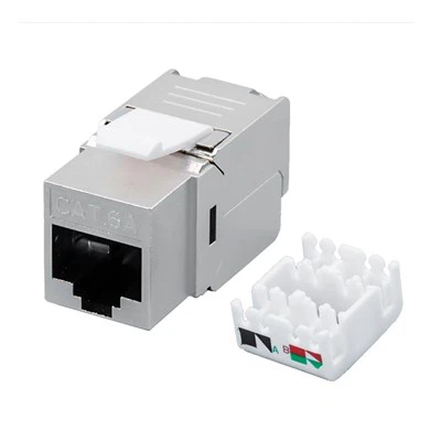 Conector Keystone Cat6A FTP RJ45