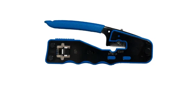 Straight-Push Horizontal Multi-Functional Through-Hole RJ45 Plug Network Cable Crimper Straight-Push Horizontal Multi-Functional Through-Hole RJ45 Plug Network Cable Crimper