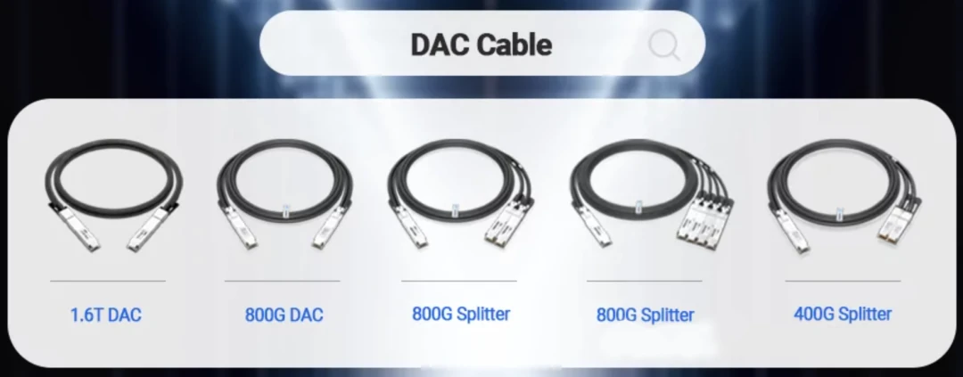 Common DAC Direct Attach Cable Types