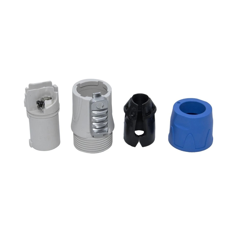 20A 250V Lockable 3- Core CA Power Connector - Uso interno - Certificado UL & TUV