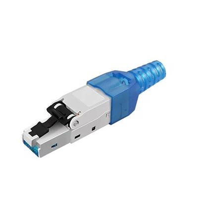 Conector RJ45 sem ferramentas blindado