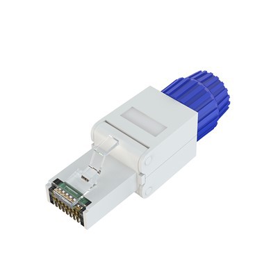 Conector modular de Toolless Cat 6A