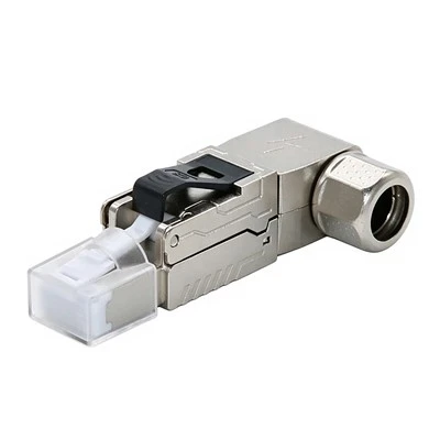 Plugue RJ45 angular sem ferramentas