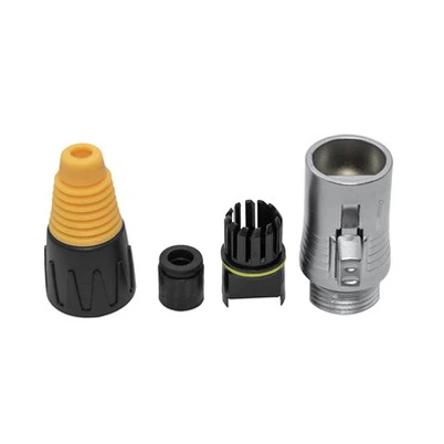 IP65 Plugue masculino à prova d'água IP65 com botão