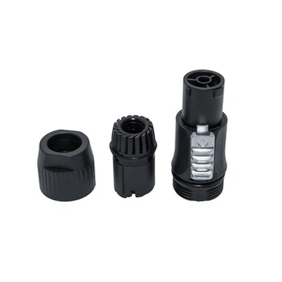 Conector de cabo feminino de três núcleos traváveis