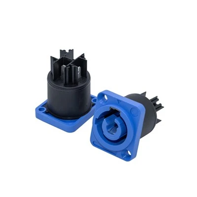 20A 250V Lockable CA Power Connector 3- Montagem do chassi do pino
